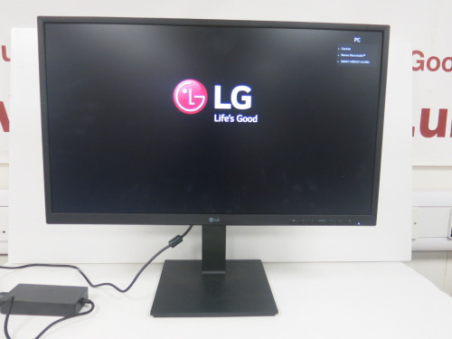 LG 27" All In One Thin Client Cloud Device, Model 27CQ650N, S/N 408NZCG015633, DOM 08/2024. Comes in Original Box with Power Supply.