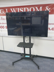 LG 55" 4K Ultra HD Digital Signage Display, Model 55UL3J-M. Comes with Onkron Mobile Stand.