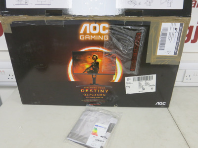 AOC 27" Gaming Monitor, Model Q27G3XMN. Comes in Original Box.