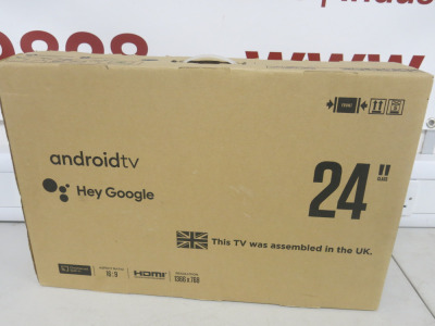 Android 24" HD Ready TV. Comes in Original Box.