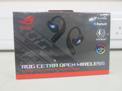 Boxed/New Asus Rog Cetra Open Wireless Gaming Earbuds.