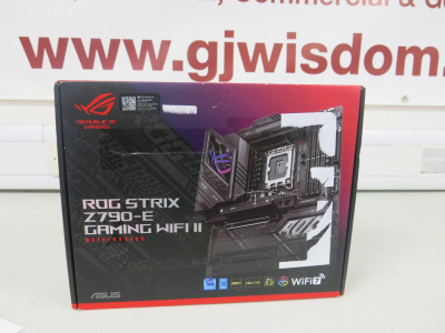 Asus ROG STRIX Z790-E Gaming WIFI 11 Motherboard, S/N R9MOKC517598KJ8, DOM 09/23.