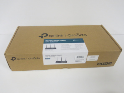 Boxed/New TP-Link Omada AX3000 Gigabit VPN Gateway, Model ER706W.