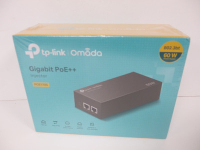 Boxed/New TP-Link Omada Gigabit PoE++ Injector, POE170S.