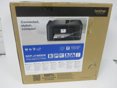 Boxed/New Brother Colour Inkjet 3 In 1 Printer, ModeL DCP-J1460DW.
