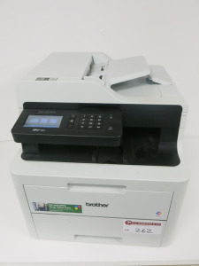 Brother All In One Color Laser Printer, Model MFC-L3710CW, S/N E79023G2N855201. Copy Count 459 Impressions.