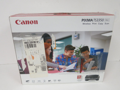Boxed/New Canon Pixma TS3350 Multifunction Colour Wireless Printer.