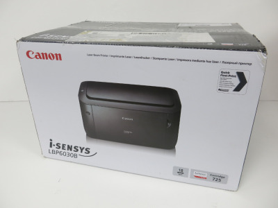 Boxed/New Canon i-Sensys Laser Printer, Model LBP6030B.
