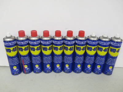 10 x Cans of WD40 Lubricant, 600ml.