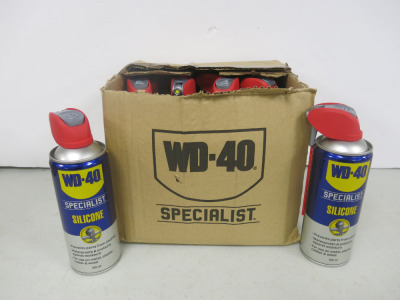 10 x Cans of WD40 Specialist Silicon Lubricant, 400ml.