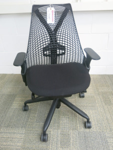 Herman Miller Sayl Office Chair in Black.