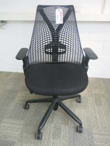 Herman Miller Sayl Office Chair in Black.