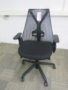 Herman Miller Sayl Office Chair in Black.