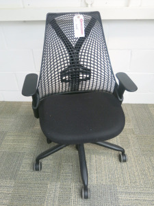 Herman Miller Sayl Office Chair in Black.