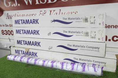 1 x Metamark MD-101MB-160 Digital Printing Vinyl Roll, 1600mm x 50m, with 4 x Metamark Sample Rolls (As Pictured/Viewed).