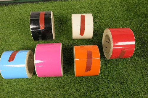 6 x Assorted Coloured Rolls of Off-Cut Self Adhesive Vinyl.