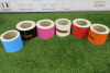 6 x Assorted Coloured Rolls of Off-Cut Self Adhesive Vinyl. - 2