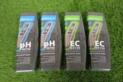 4 x Essentials Testers to Include: 2 x PH Tester with Memory Function & 2 x EC Tester with Memory Function.