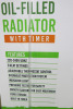 GroWarm 11 Fin Oil Filled Radiator. - 4