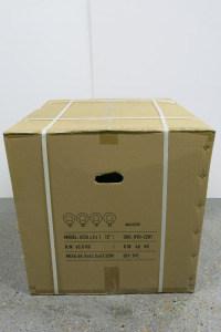 GreenBox Acoustic Box Fan, with 2 x 10" Inlets, Model 4250 x 2 x 1, 12".