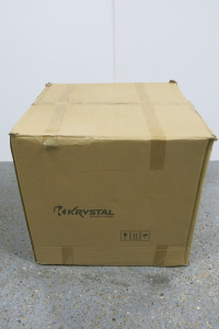 Krystal Ventilation Acoustic Box Fan, Model 2500 x 1 x 1, 10".