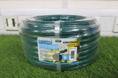 Kingfisher 30m Reinforced Garden Hose.