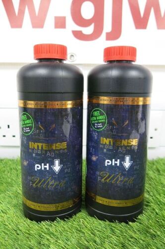 2 x Intense Nutrients PH Down Ultra, 1L.
