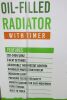 GroWarm 11 Fin Oil Filled Radiator. - 4