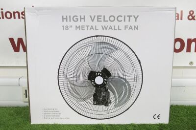 High Velocity 18" Metal Wall Fan.