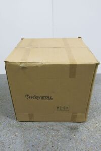 Krystal Ventilation Acoustic Box Fan, Model 2500 x 1 x 1, 10".