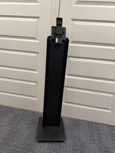 Compulocks Black Floor Stand Tilting Tablet Display. Height 110cm.