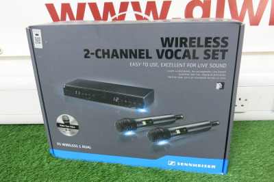 Sennheiser XS Wireless 1, Dual 2 Channel Vocal Set.