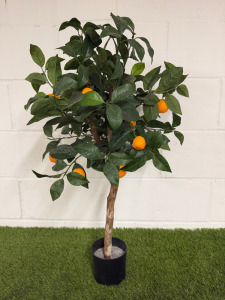Faux Orange Tree.