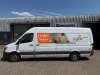 KP18 GWD: Mercedes Sprinter 314CDI Panel Van in White. Manual, Diesel, 2143cc, Mileage 477,380. MOT Expired 20th March 2026. Comes with V5 & Key. NOTE: steering heavy, damage to windscreen and sold with contents as viewed.
