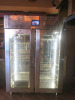 Meatico By Everlasting Double Glass Door Dry Ageing Cabinet, Model Meat Panorama 1500 VIP Green, S/N 155754. Size H209 x W150 x D80cm.