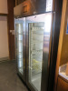 Meatico By Everlasting Double Glass Door Dry Ageing Cabinet, Model Meat 1500 VIP Green, S/N 155752. Size H209 x W150 x D80cm. - 2