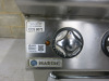 4 x Assorted Mareno Commercial Cooking Appliances to Include: 2 x Solid Top Gas Hotplates, 1 x Solid Gas Hotplate with Oven (missing knobs) & 1 x Twin Well Gas Pasta Cooker. - 22
