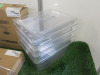 11 x Cambro 1/2 Plastic GN Container. Comes with 14 x Lids. - 2