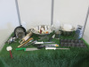 Assorted Lot of Catering Accessories to Include: Mixing Bowls, Colander, Sieves, Funnels, Rolling Pin, Grater etc (As Viewed/Pictured).