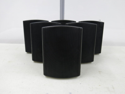 6 x Visaton WB 13 Black Cabinet Speakers.