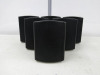 6 x Visaton WB 13 Black Cabinet Speakers.