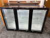 Empire 3 Door Back Bar Cooler, Model CL0320H, Capacity 330L.
