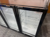 Empire 3 Door Back Bar Cooler, Model CL0320H, Capacity 330L. - 2