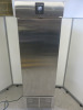 Precision Stainless Steel Upright Single Door Gastronorm Freezer, Model LPU401, S/N 196759/6. Size H198 x W57 x D69cm. Comes with Key & Operating Instructions. NOTE: installed new and appears never used.