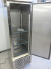 Precision Stainless Steel Upright Single Door Gastronorm Freezer, Model LPU401-FDR, S/N 19679/5. Size H198 x W57 x D69cm. Comes with Key & Operating Instructions. NOTE: installed new and appears never used. - 3