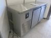 Precision Stainless Steel 2 Door Slim Line Refrigerated Counter, Model MCU223, S/N199113. Size H87 x W135 x D53cm. Comes with Keys & Operating Instructions. NOTE: installed new and appears never used. - 7