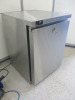Precision Stainless Steel Single Door Undercounter Freezer, Model LPU150, S/N 197676. Size H81 x W60 x D63cm. Comes with Keys. NOTE: installed new and appears never used. - 3