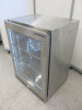 Precision Stainless Steel Single Glass Door Bottle Cooler, Model BBS600, S/N 199124. Size H85 x W60 x D50cm. Comes with Keys & Operating Instructions. NOTE: installed new and appears never used. - 2
