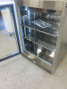 Precision Stainless Steel Single Glass Door Bottle Cooler, Model BBS600, S/N 199124. Size H85 x W60 x D50cm. Comes with Keys & Operating Instructions. NOTE: installed new and appears never used. - 6