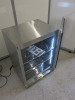 Precision Stainless Steel Single Glass Door Bottle Cooler, Model BBS600, S/N 195548. Size H85 x W60 x D50cm. Comes with Keys & Operating Instructions. NOTE: installed new and appears never used. - 6